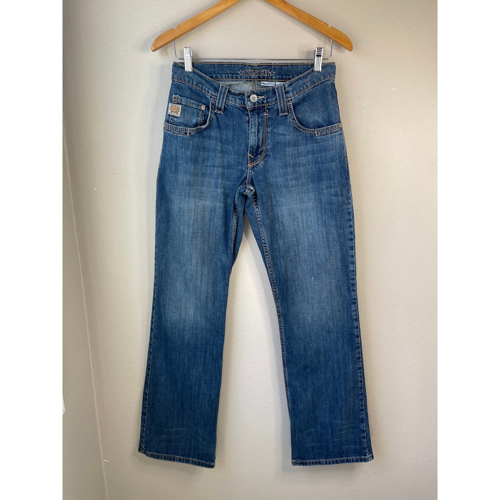 Cinch Carter 2.0 Jeans Blue Medium Wash Straight Leg MB71934009 Mens 29x32